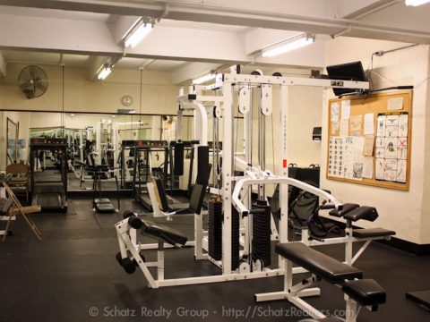 Weight machines, free weights, treadmills, stair machines